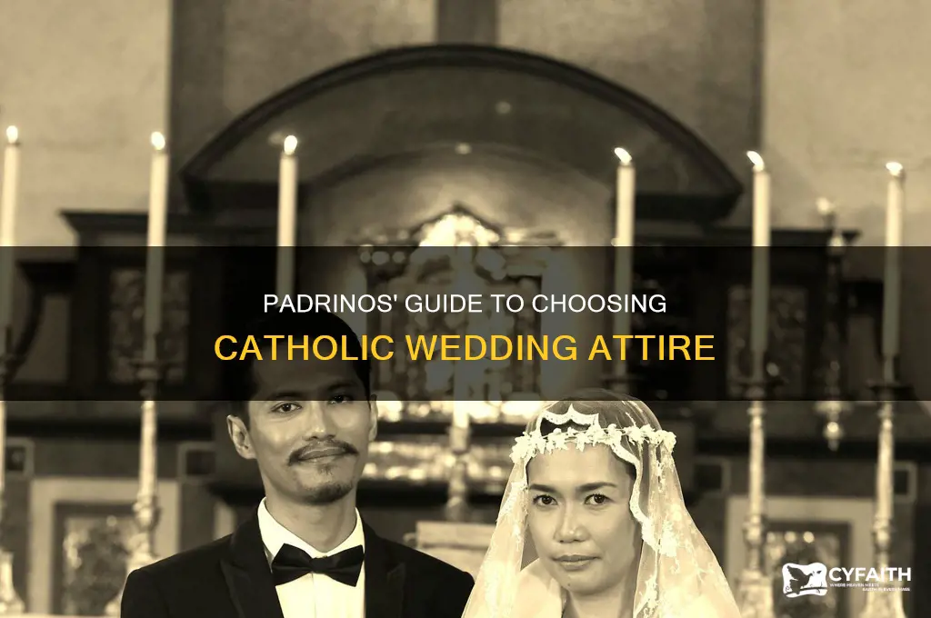 what should padrinos in a catholic wedding wear