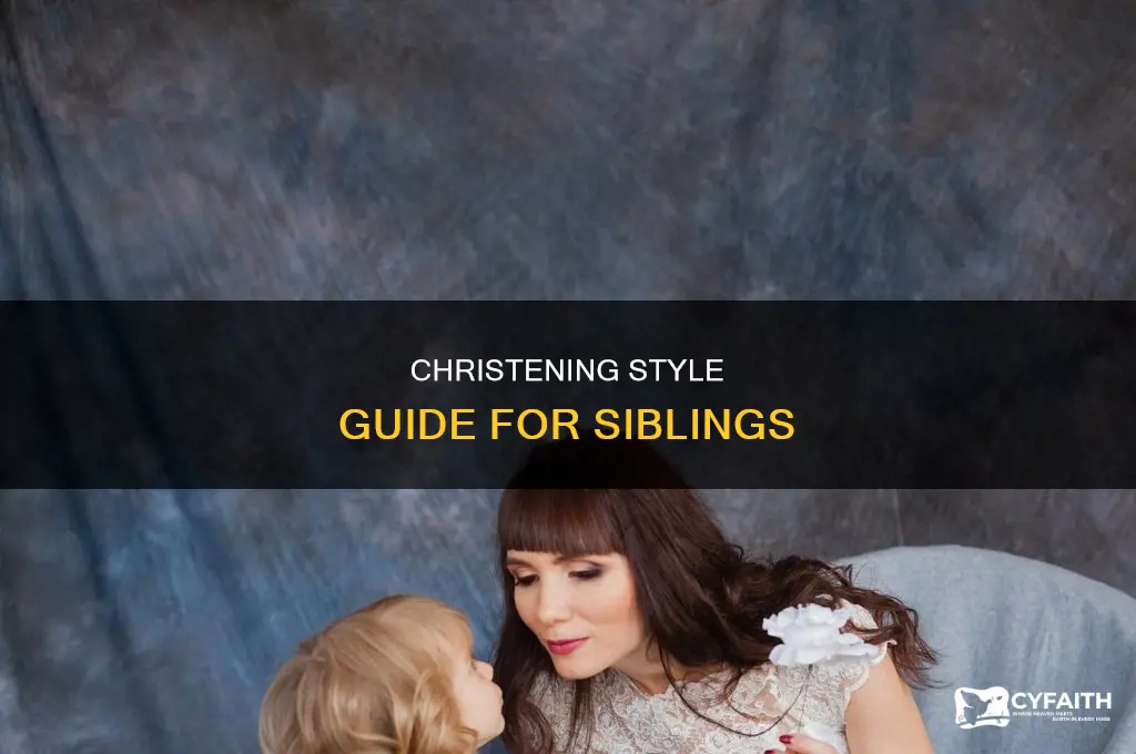 what should siblings wear to catholic baby christening