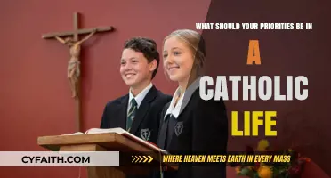 Living a Catholic Life: Prioritizing Faith, Family, and Service to God