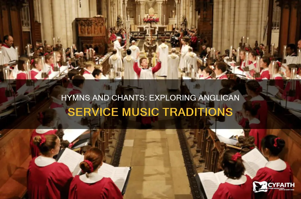 what songs are typically sung in an anglican service
