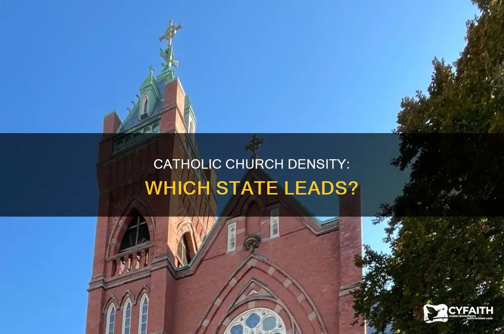 what state has the most catholic churhcs