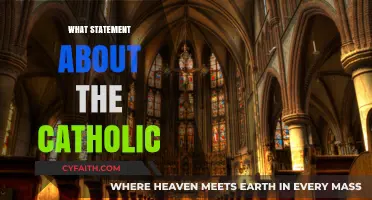 Understanding the Catholic Church: Key Statements and Their Meanings