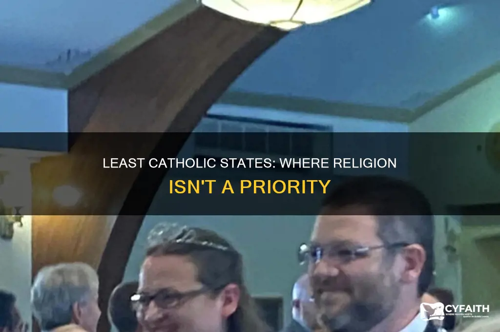 what states are the least catholic