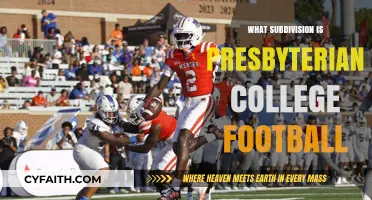 Presbyterian College Football: Exploring Its Subdivision and Conference Affiliation