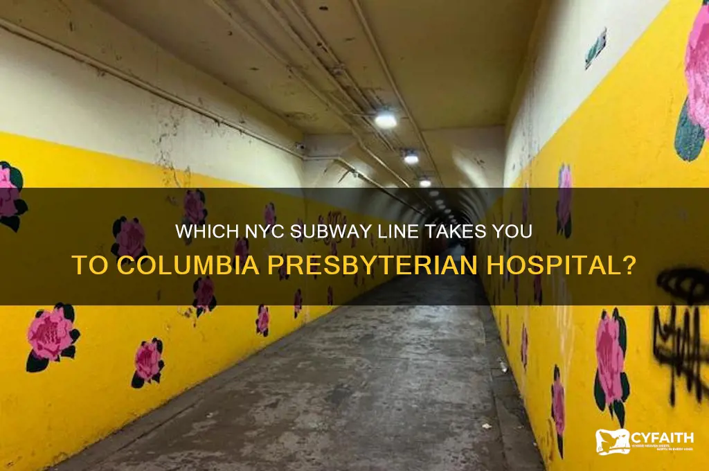 what subway goes to columbia presbyterian hospital