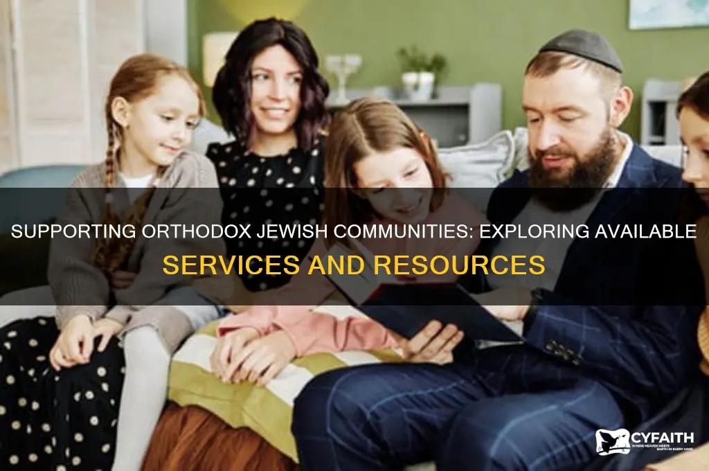 what support services are in place for orthodox judaism