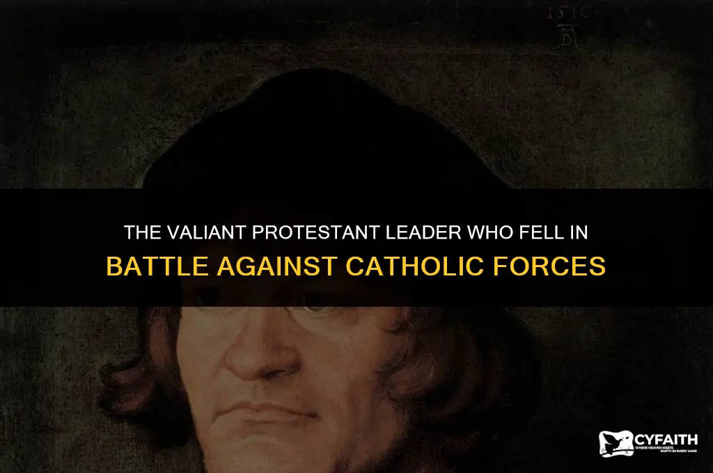 what swiss protestant leader died in battle against catholic forces