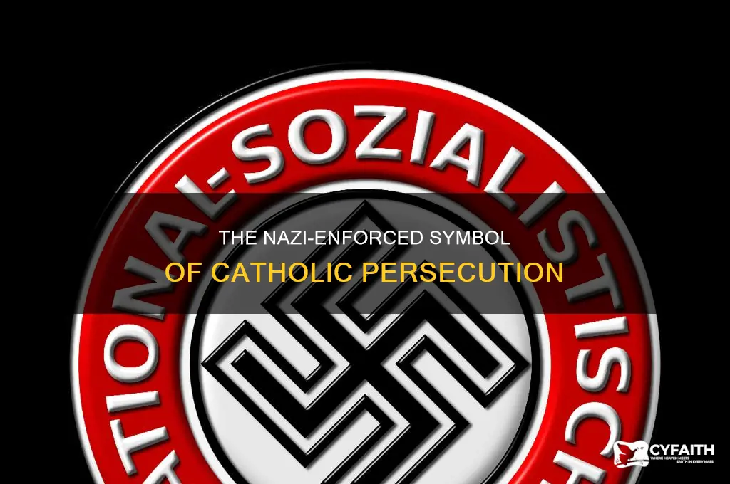 what symbol did nazis make catholics wear