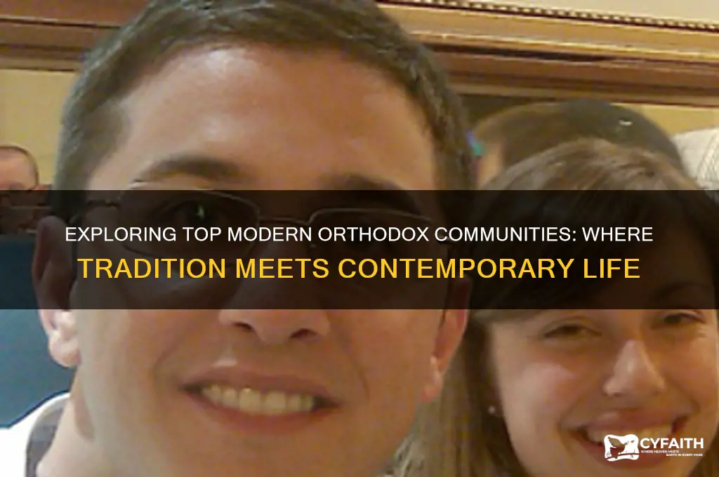 what the best communities for modern orthodox