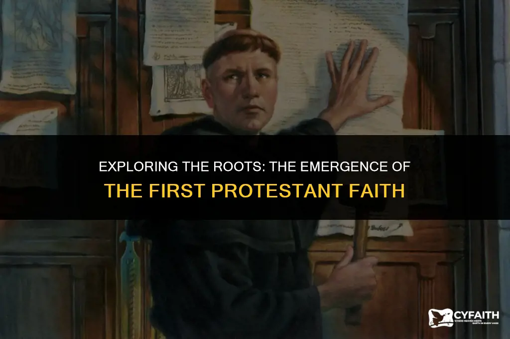 what the first protestant faith