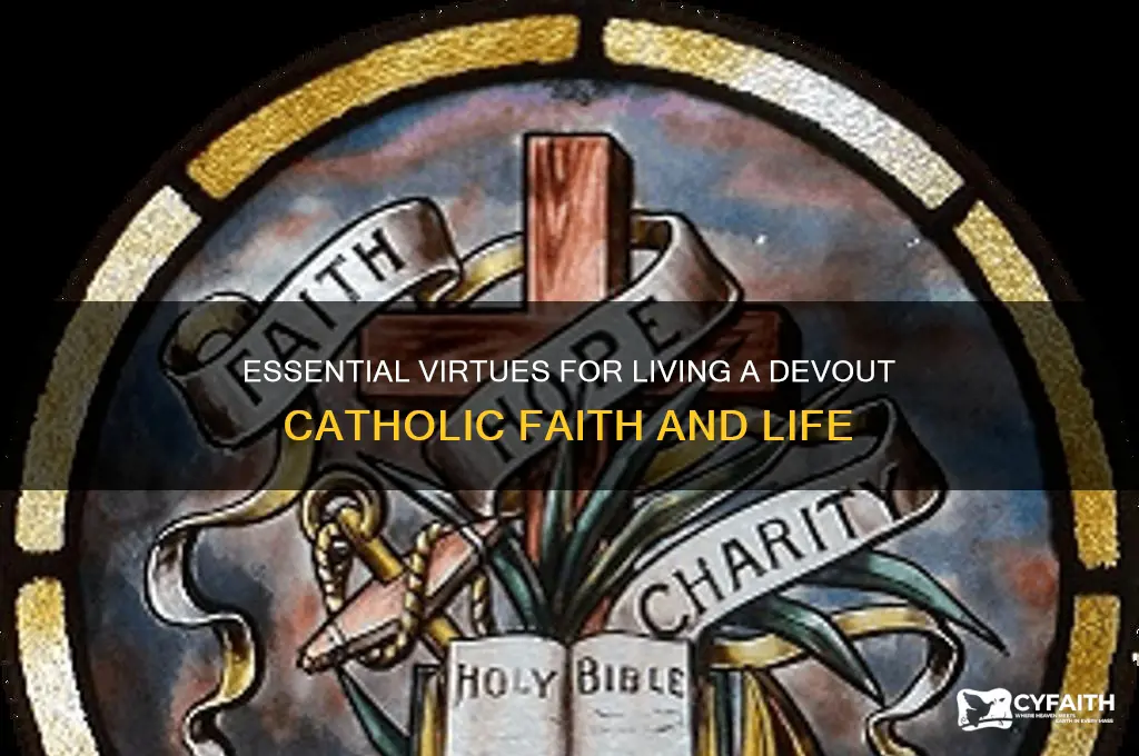 what the necessary qualities to be a religious catholic