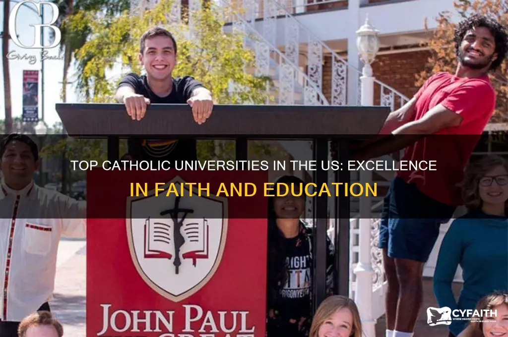 what the the greatest catholic universites in the united states