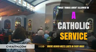 Forbidden Elements: Understanding Restrictions in Catholic Worship Services