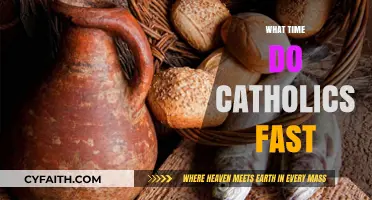Catholic Fasting Times: Understanding When and How to Observe