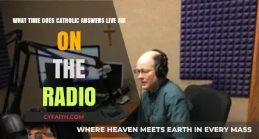 Catholic Answers Live Radio Air Time: When to Tune In