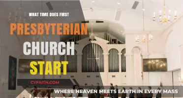 First Presbyterian Church Service Times: When Does Worship Begin?