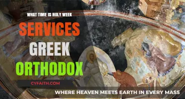 Greek Orthodox Holy Week Services: Timings and Traditions Explained