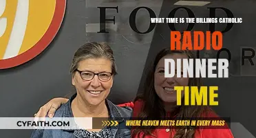 Billings Catholic Radio Dinner Time: Schedule and Details Revealed