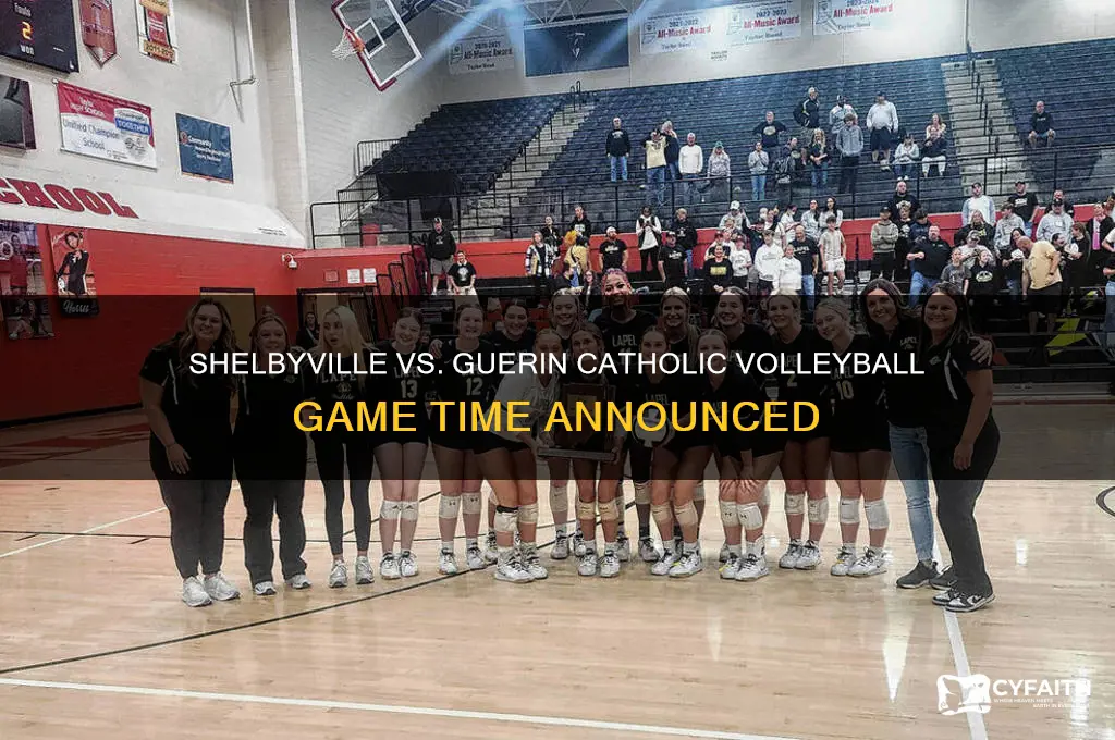 what time is the game volleyball shelbyville guerin catholic