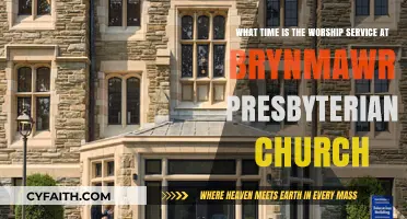 Worship Service Time at Bryn Mawr Presbyterian Church: A Guide
