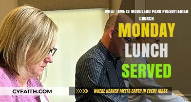 Woodland Park Presbyterian Church Monday Lunch Serving Time Guide