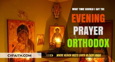 When to Recite Orthodox Evening Prayer: A Spiritual Timing Guide