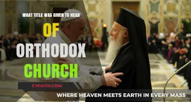 The Ecumenical Patriarch: Title of the Orthodox Church's Head