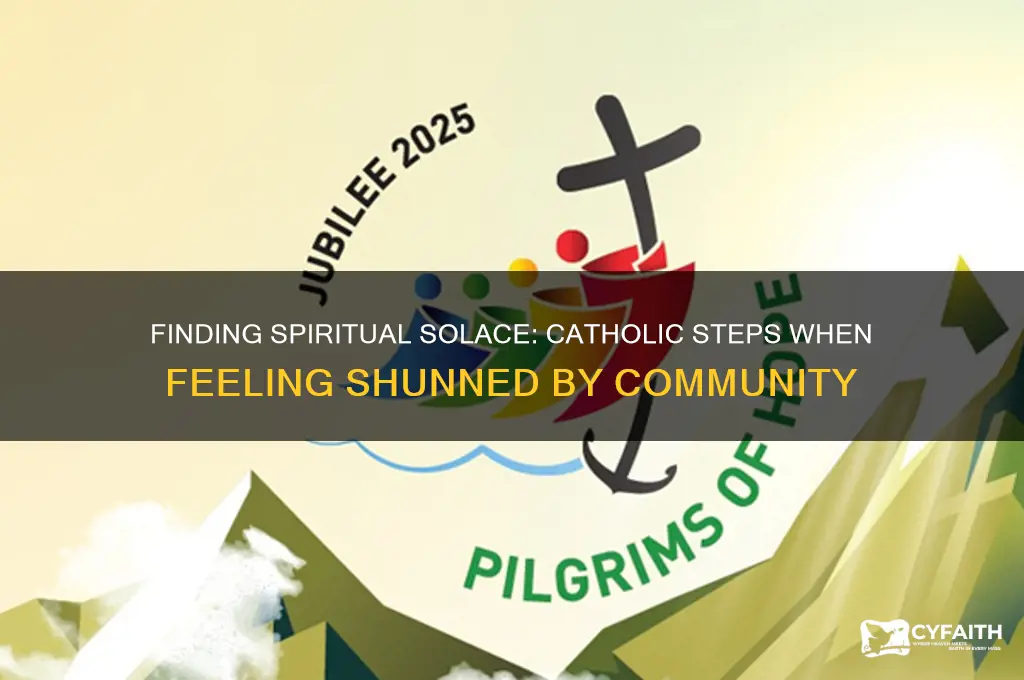 what to do catholic spiritually if you feel shunned