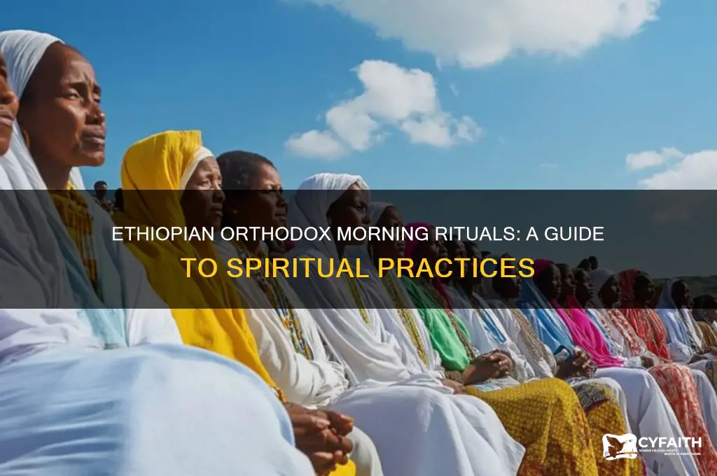 what to do in the mornings ethiopian orthodox church