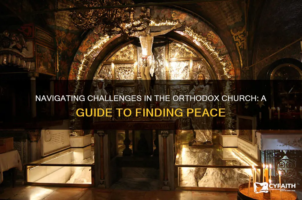 what to do when having issues in orthodox church