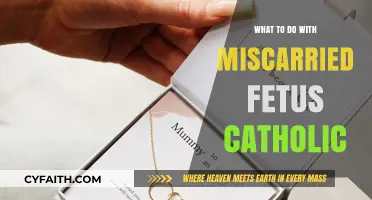Catholic Guidance for Handling a Miscarried Fetus