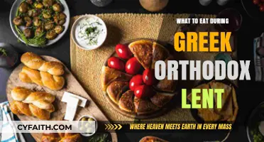 Nutritious Greek Orthodox Lenten Meals: A Guide to Fasting Foods
