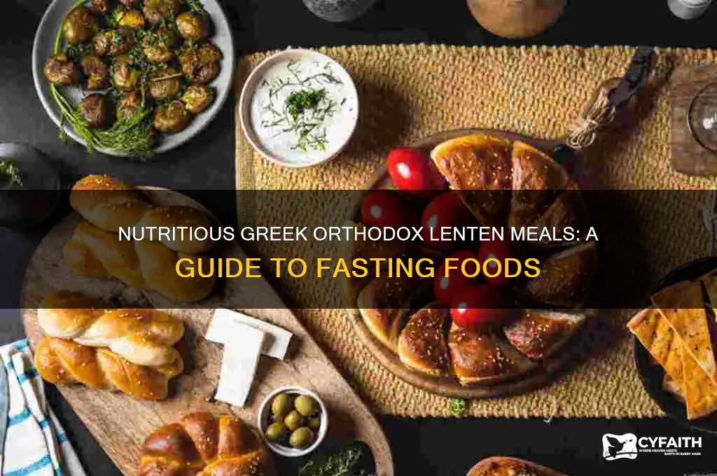 what to eat during greek orthodox lent