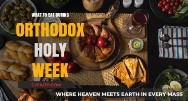 Orthodox Holy Week Fasting Guide: Nourishing Meals for Spiritual Renewal