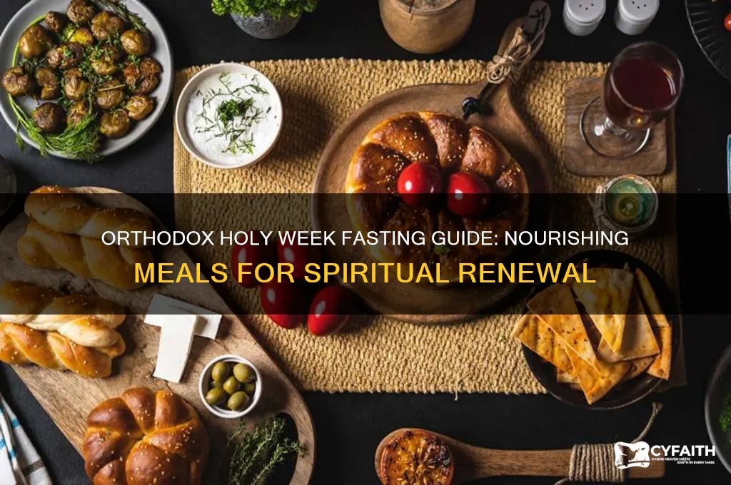 what to eat during orthodox holy week