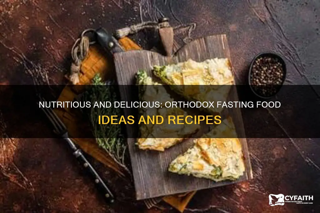 what to eat on orthodox fast days