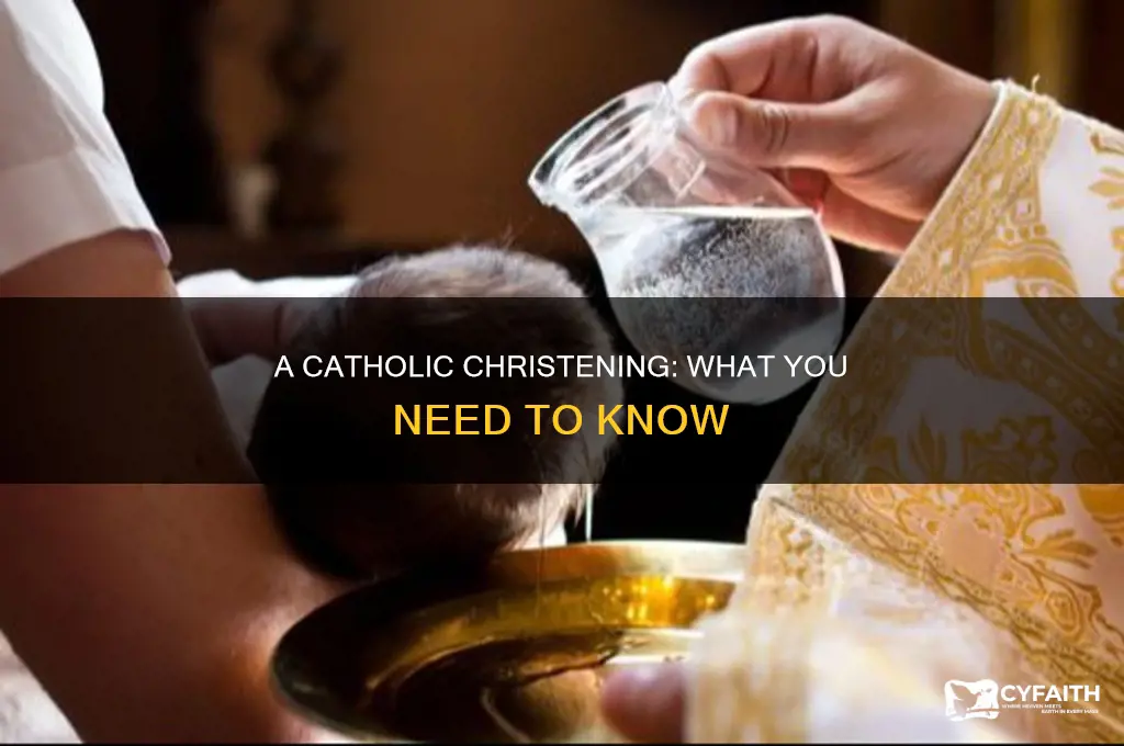 what to expect at a catholic christening
