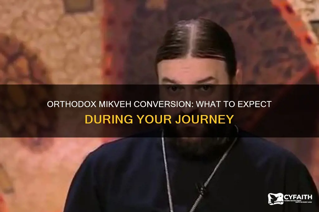 what to expect orthodox mikveh conversion