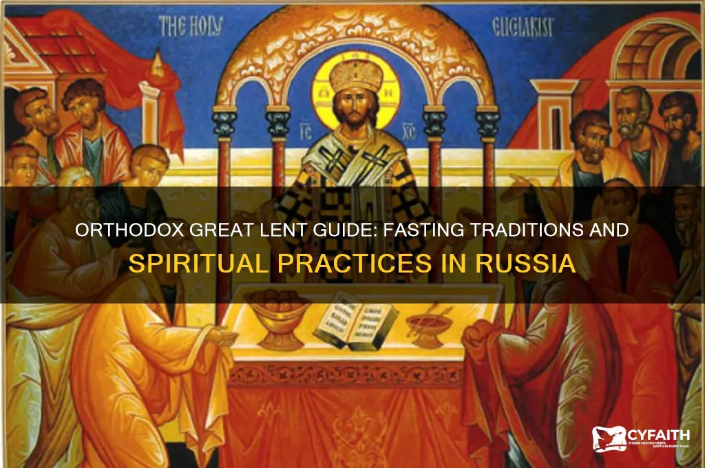 what to fast russian orthodox great lent