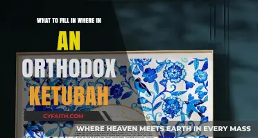 Orthodox Ketubah Guide: Essential Details and Their Proper Placement