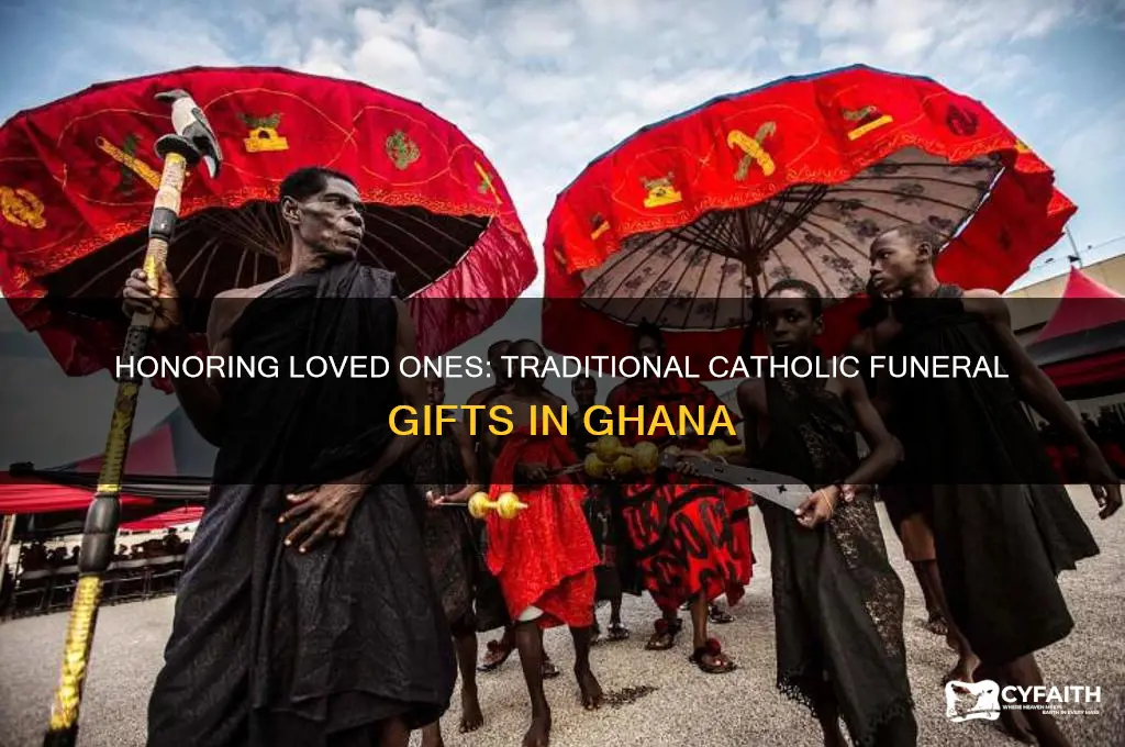 what to give at a catholic funeral service in ghana