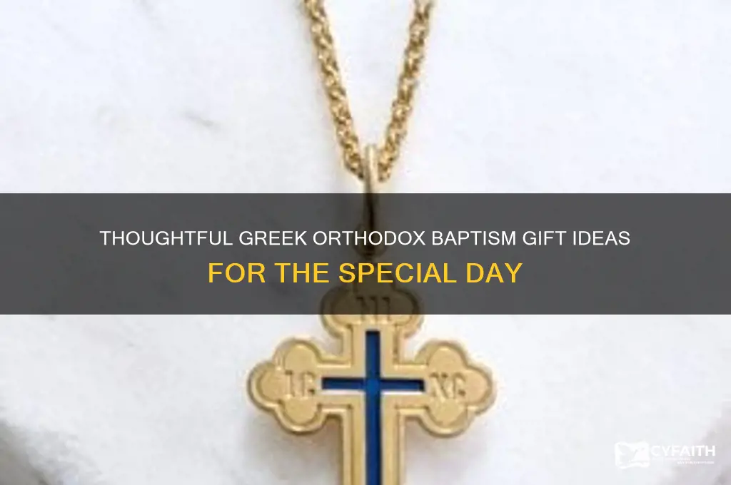what to give for a greek orthodox baptism
