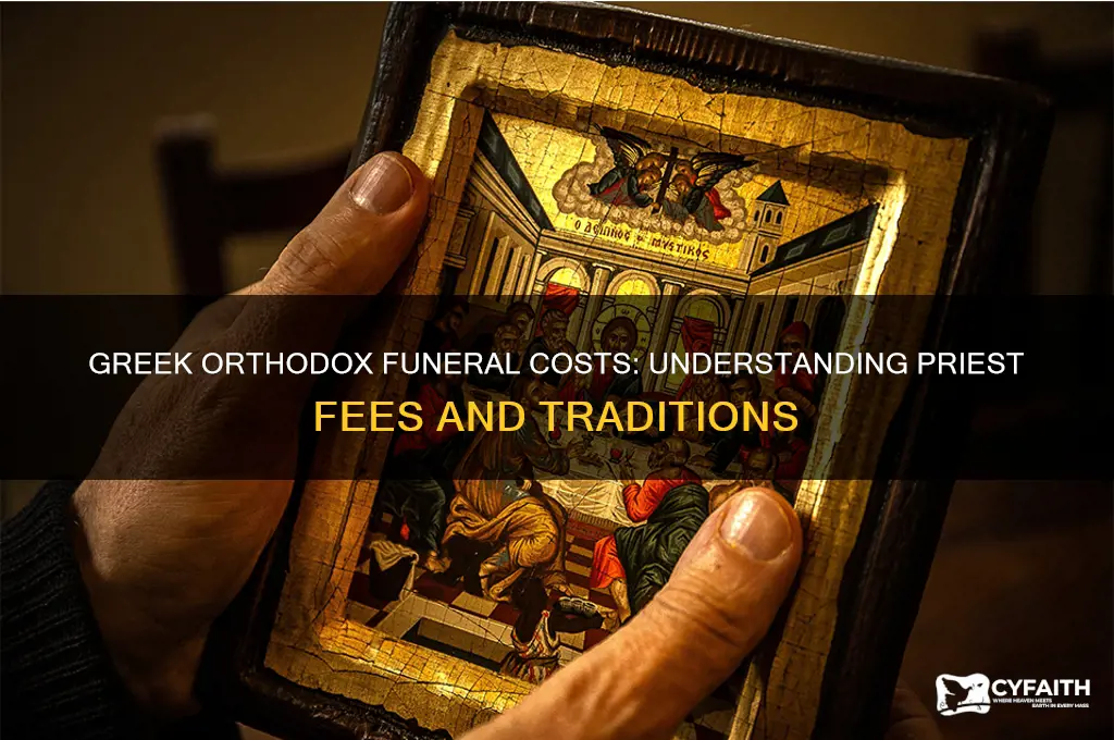 what to pay a greek orthodox priest for funeral services