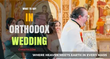 Sacred Vows: Essential Words for an Orthodox Wedding Ceremony