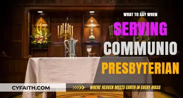 Serving Communion in Presbyterian Tradition: Words of Grace and Guidance