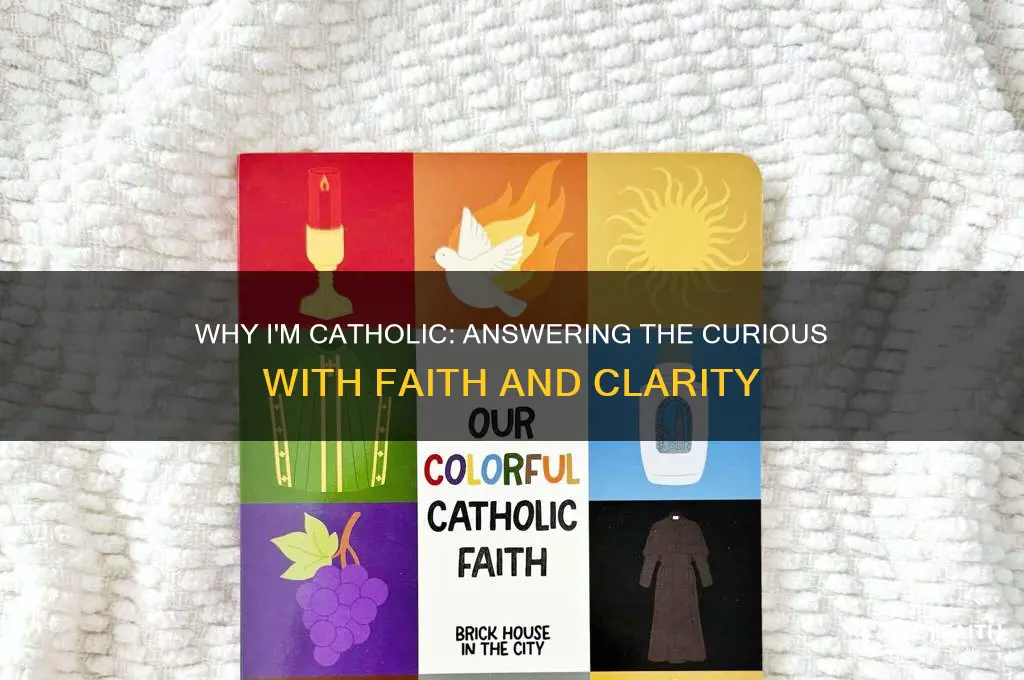 what to say when someone wonders why you are catholic