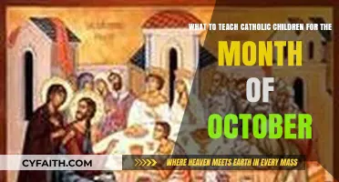 October's Catholic Lessons: Faith, Saints, Rosary, and Traditions for Kids