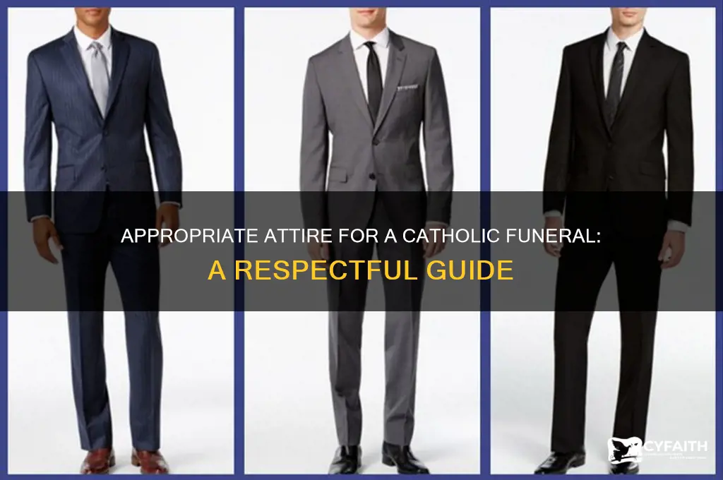 what to wear catholic funeral