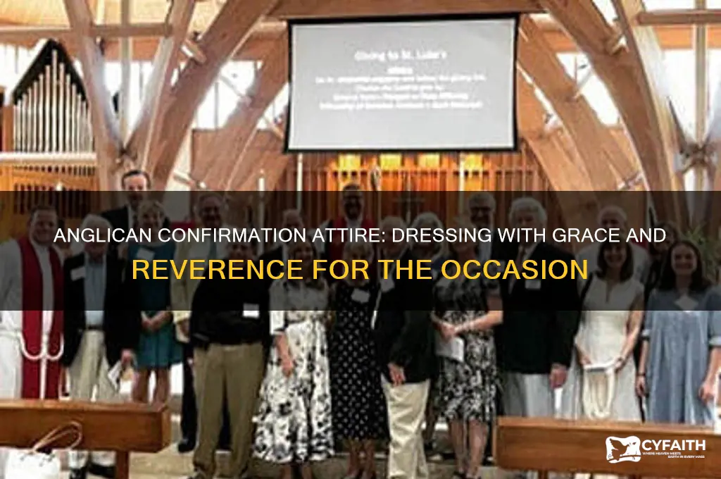 what to wear for anglican confirmation