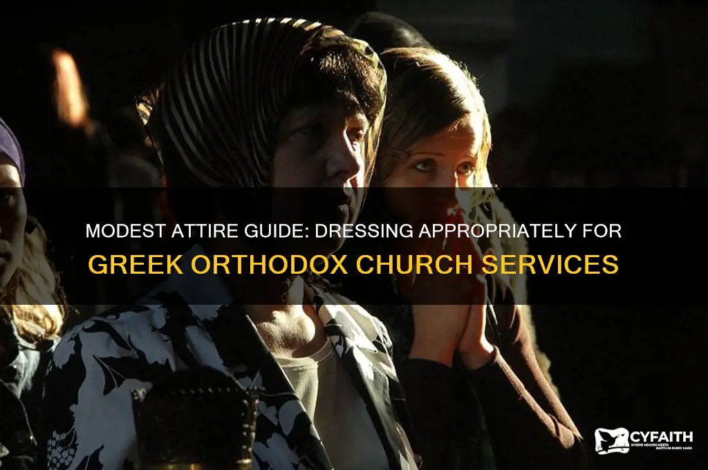 what to wear greek orthodox church